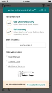 Vernier Instrumental Analysis screenshot 0