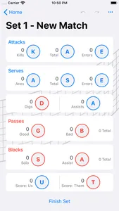 VolleyStats Player Tracker screenshot 0