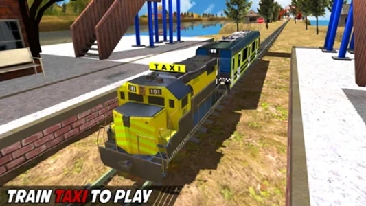 Hilly Train Taxi Adventure screenshot 0