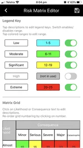 Risk Matrix Tool screenshot 2