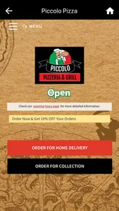 Piccolo Pizza, Redditch screenshot 1