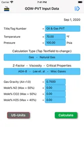 Oil&GasPVT screenshot 1