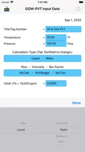 Oil&GasPVT screenshot 3