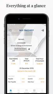 NUS Timesheet screenshot 0