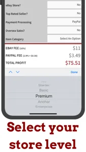 Ebay Fees Calculator screenshot 1