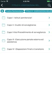 Codice Penitenziario screenshot 2