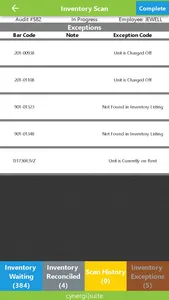 Cynergi Inventory Audit screenshot 3