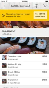 Sushi2Go Lomma screenshot 2