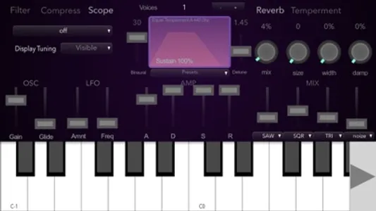 BB17 Binaural Auv3 Synth screenshot 1