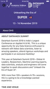 DataHack Summit 2019 screenshot 1