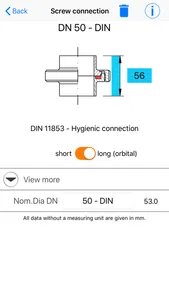 Hygienic Tube App DIN screenshot 6