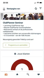 ClubPlanner screenshot 1