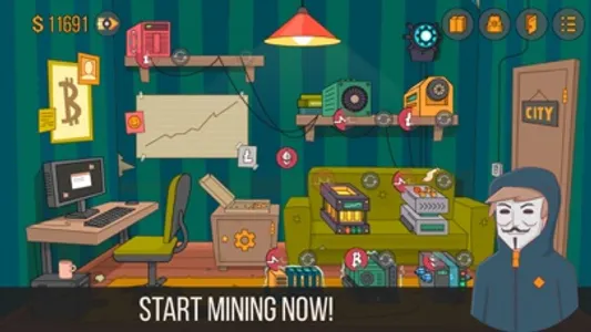 Idle Miner Inc: Bitcoin Tycoon screenshot 0