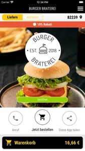 BURGER BRATEREI screenshot 0