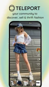 Teleport—Fashion Thrifting App screenshot 0