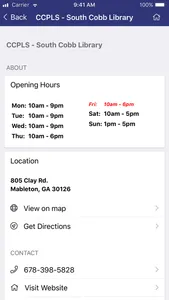 Cobb County Public Library screenshot 5