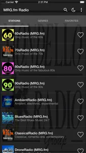 MRG.fm Radio App screenshot 1