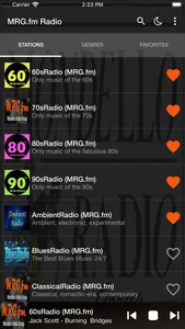 MRG.fm Radio App screenshot 7