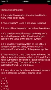Roman Numbers screenshot 2