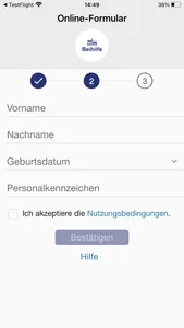 Berliner Beihilfe-App screenshot 1