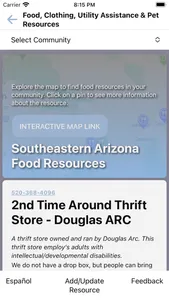 Community Resource Catalog screenshot 1