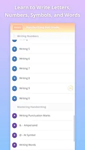 Learn Handwriting 2nd Grade screenshot 6