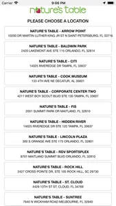 Nature's Table Ordering screenshot 0