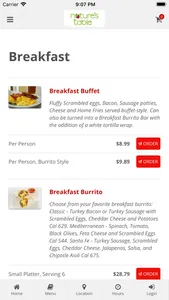 Nature's Table Ordering screenshot 2
