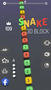 3D Snake Balls vs Block screenshot 3