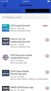 Ciena Events screenshot 1