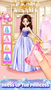 Princess Hair Salon Girl Games screenshot 3