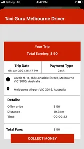 TaxiGuruMelbourneDriver screenshot 4