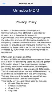 Urmobo MDM screenshot 2