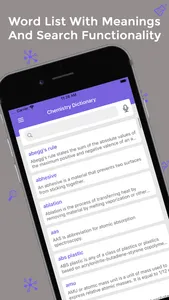 Chemistry Dictionary : Offline screenshot 2