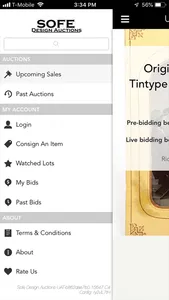 Sofe Design Auctions screenshot 1