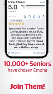 Emoha - Support for Seniors screenshot 6