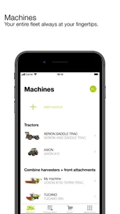 CLAAS connect screenshot 2