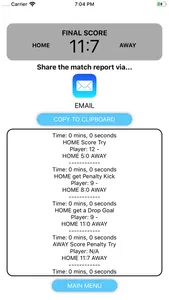Rugby Scorer Pro screenshot 4