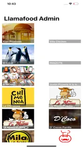 Llamafood Admin screenshot 1