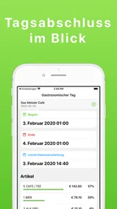 Gastro Kennzahlen screenshot 3
