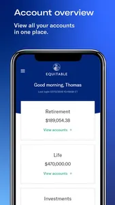 Equitable Mobile App screenshot 2