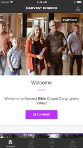 HARVEST CHURCH CV screenshot 0