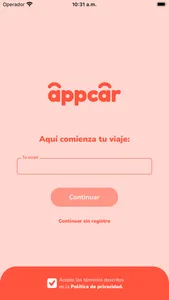 Appcar screenshot 0