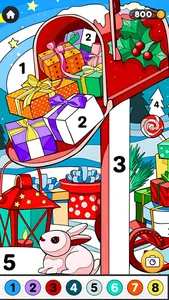 Christmas Coloring By Numbers screenshot 3