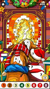 Christmas Coloring By Numbers screenshot 5