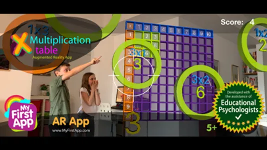 Multiplication table - AR game screenshot 0