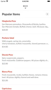 Positano Pizza Napoletana screenshot 2