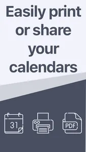 PDF Calendar - Print & Share screenshot 0