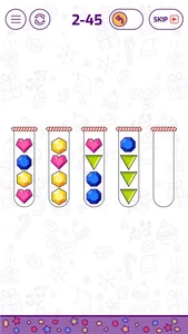 Bubble Sort Color Puzzle Game screenshot 1