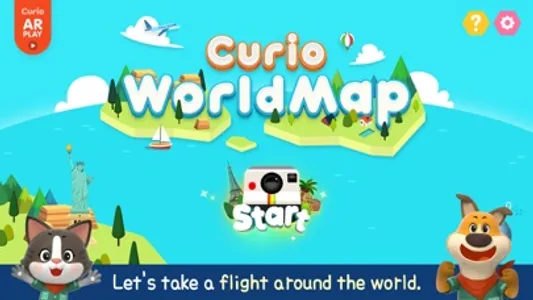 큐리오 월드맵 AR / Curio Worldmap AR screenshot 0